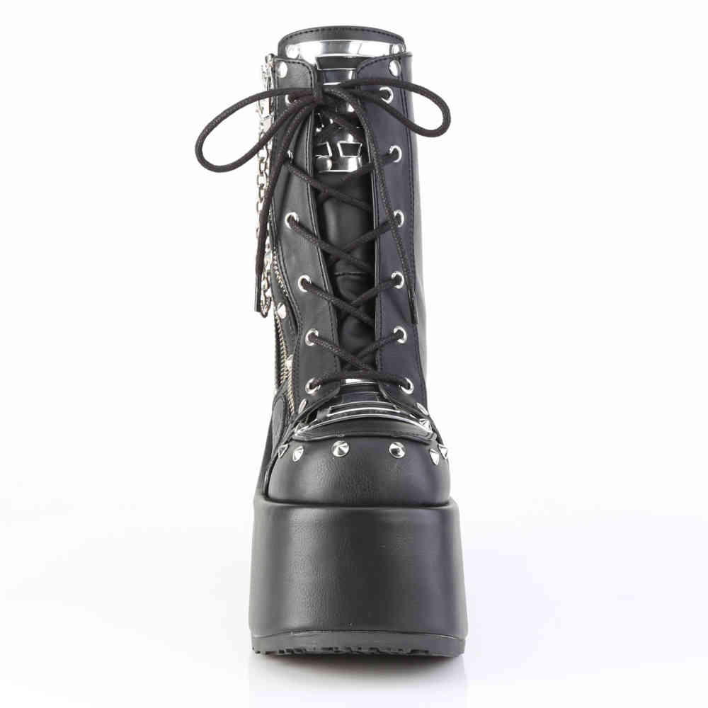 DemoniaCult - CAMEL-208 Plattformstiefel - Schwarz
